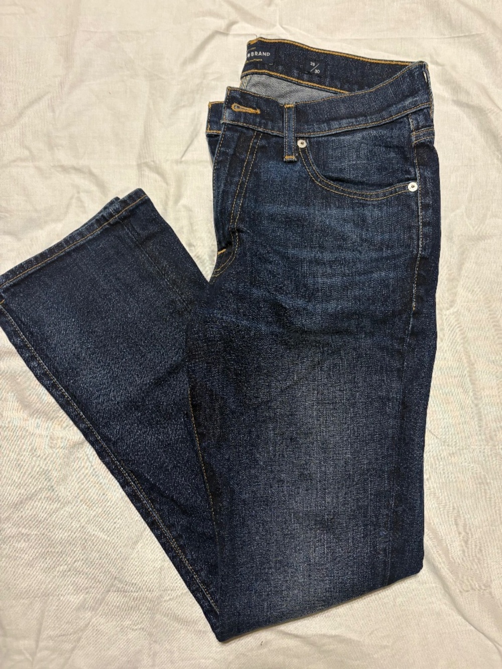 Lucky Brand 410 Athletic Slim Jeans Mens 29x30 Dark Wash Stretch Denim